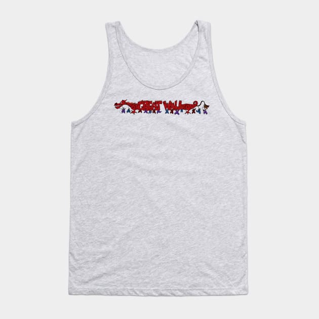 Great Wall of Mushu Tank Top by chwbcc